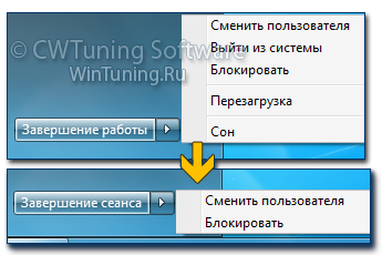 WinTuning 7: Программа для настройки и оптимизации Windows 10/Windows 8/Windows 7 - Выключить возможность завершения работы