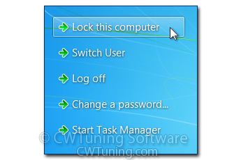 WinTuning 8: Программа для настройки и оптимизации Windows 10/Windows 8/Windows 7 - Удалить пункт «Блокировать компьютер»