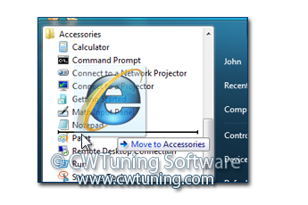 WinTuning 8: Программа для настройки и оптимизации Windows 10/Windows 8/Windows 7 - Запретить перетаскивание объектов в меню Пуск