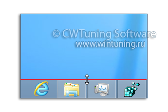 WinTuning: Программа для настройки и оптимизации Windows 10/Windows 8/Windows 7 - Запретить изменять размеры панели задач