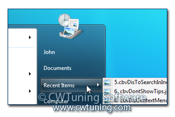 WinTuning 8: Программа для настройки и оптимизации Windows 10/Windows 8/Windows 7 - Удалить пункт «Недавние документы»