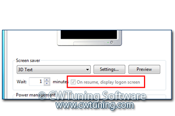 WinTuning 8: Программа для настройки и оптимизации Windows 10/Windows 8/Windows 7 - Использовать пароль для заставок
