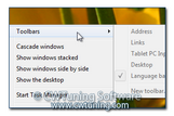 WinTuning 8: Программа для настройки и оптимизации Windows 10/Windows 8/Windows 7 - Запретить добавлять панели инструментов